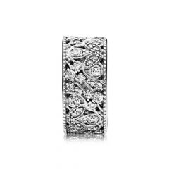 фотография кольцо пандора сверкающие узоры 190965CZ-3 №1