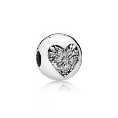 фотография клипса пандора сердце зимы 796388CZ-