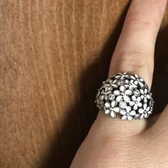 фотография кольцо пандора букет маргариток. 126540CZ №1