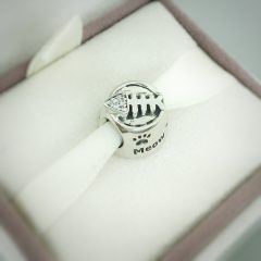 фотография шарм пандора миска с рыбкой 56734CZ-2 №1