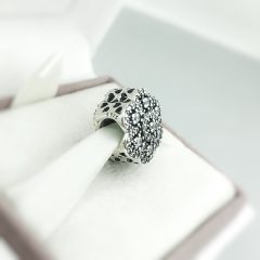 фотография шарм пандора зимние кружева. 791998CZ-1 №2