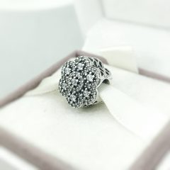фотография шарм пандора зимние кружева. 791998CZ-1 №3