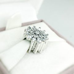 фотография шарм пандора ледяной кристалл. 791764CZ №2