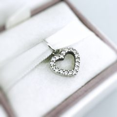 фотография подвеска пандора нежное сердце 791304CZ- №1