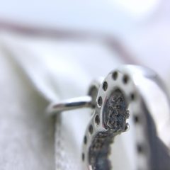 фотография подвеска пандора нежное сердце 791304CZ- №3