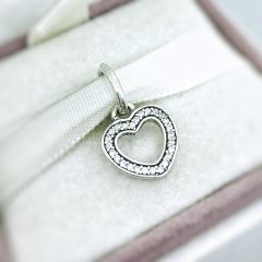 фотография подвеска пандора нежное сердце 791304CZ- №4