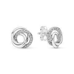 фотография серьги пандора всегда вместе 291076С01